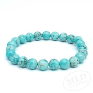 Light-Coded African Turquoise Bracelet