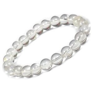 Light-Coded Clear Quartz Bracelet